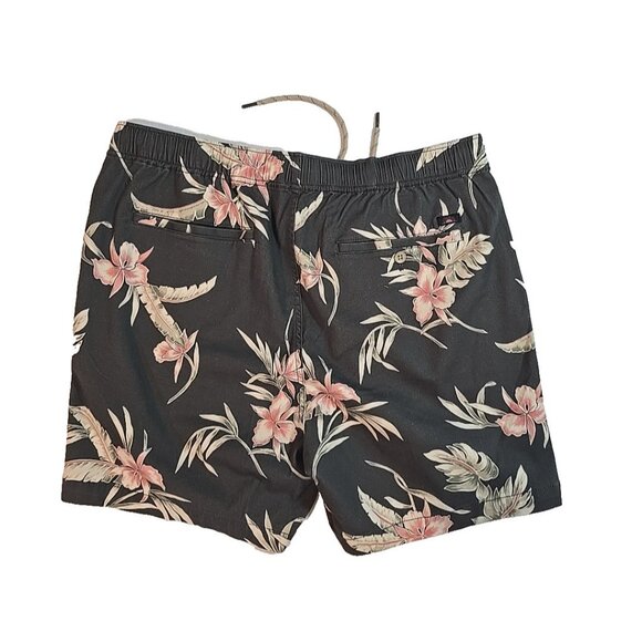 Mens Faherty tropical print drawstring shorts pockets 6.5 inseam Size XL New - Picture 4 of 16